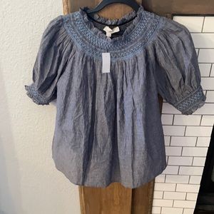 Loft NWT chambray baby doll